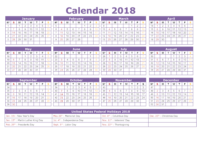 Download 2018 Federal Holidays Calendar, Federal Holiday Calendar 2018, 2018 Federal Holidays Calendar USA, 2018 Federal Holidays Calendar UK