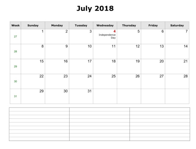 July 2018 Printable Calendar, July 2018 Blank Calendar, July 2018 Calendar Template, July 2018 Calendar Printable, July 2018 Calendar, July Calendar 2018, July Calendar, Print July Calendar 2018, Calendar 2018 July, July Templates Calendar 2018