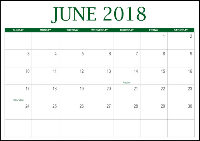 June 2018 Calendar, June 2018 Printable Calendar, June 2018 Blank Calendar, Free June Calendar 2018, Calendar June 2018, June 2018 Calendar Printable, 2018 June Calendar, June 2018 Calendar Holidays