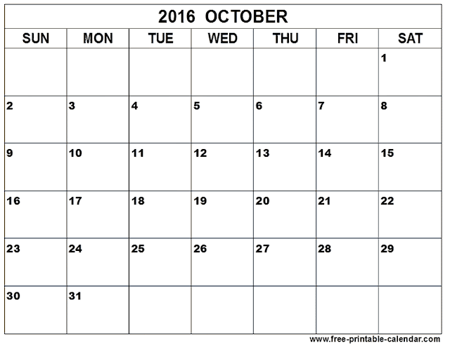 October 2016 Printable Calendar, October 2016 Blank Calendar, October 2016 Calendar Template, October 2016 Calendar Printable, October 2016 Calendar. October Calendar 2016, October Calendar, Print Ocotber Calendar 2016, Calendar 2016 October, October Templates Calednar 2016