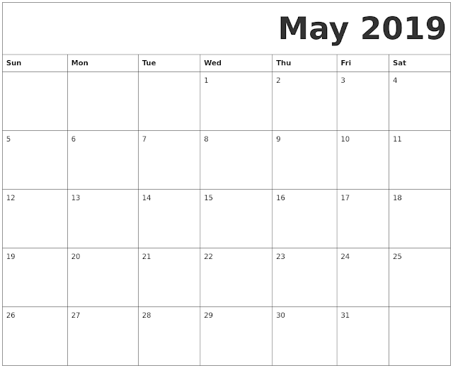 May 2019 Printable Calendar, May 2019 Blank Calendar, May 2019 Calendar Template, May 2019 Calendar Printable, May 2019 Calendar. October Calendar 2016, October Calendar, Print May Calendar 2019, Calendar 2019 May, May Templates Calendar 2019