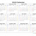 2018 Printable Calendar Blank Templates - PDF Excel Word