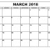 [Free]* March 2018 Printable Calendar Blank Templates